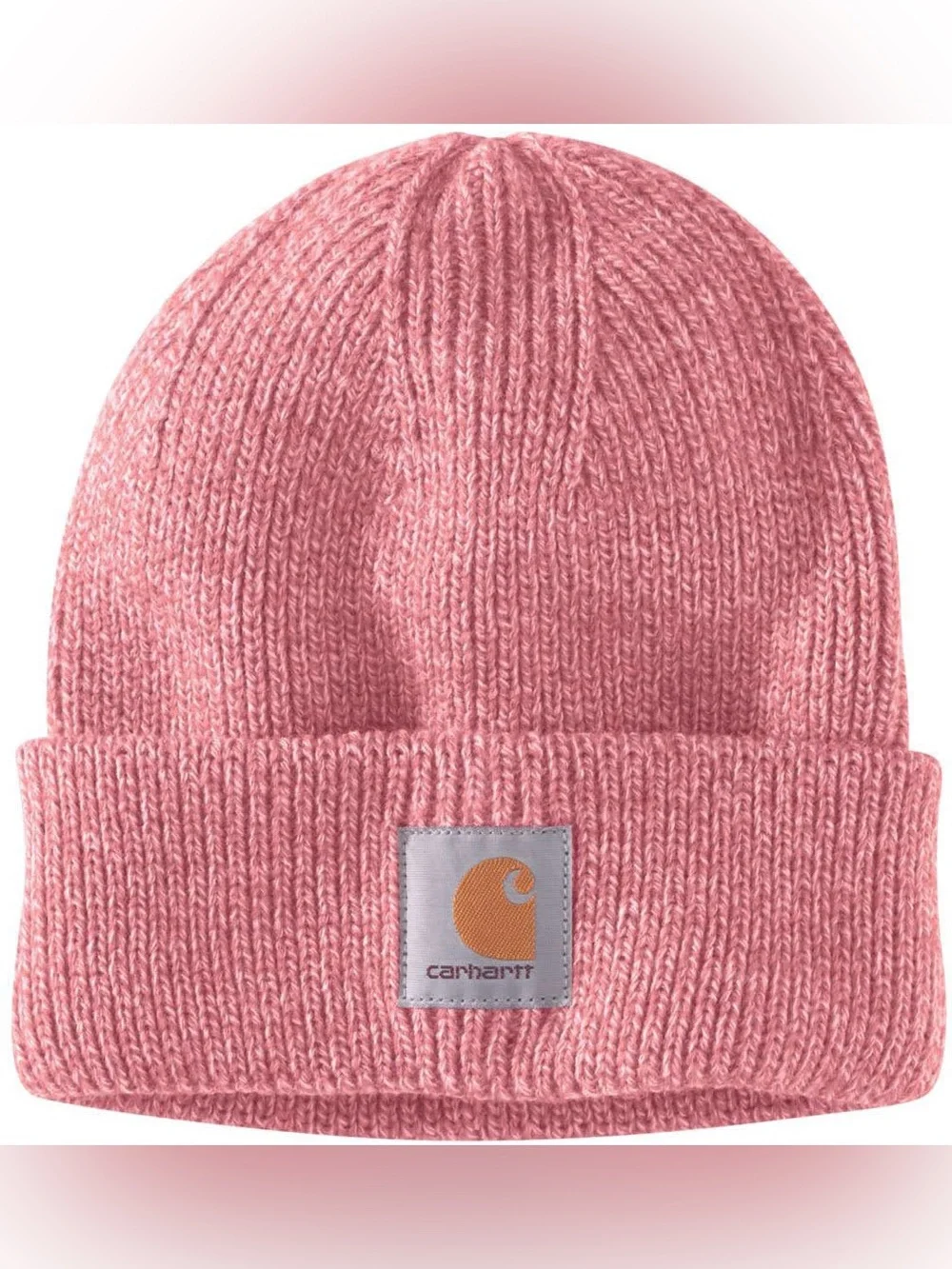 Carhartt - Women’s Heather Pink Knit Cuffed Beanie